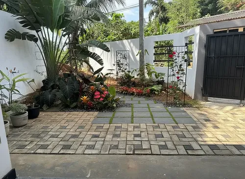 Japanese zen garden concept art