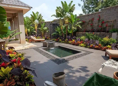 Small garden makeover visualization