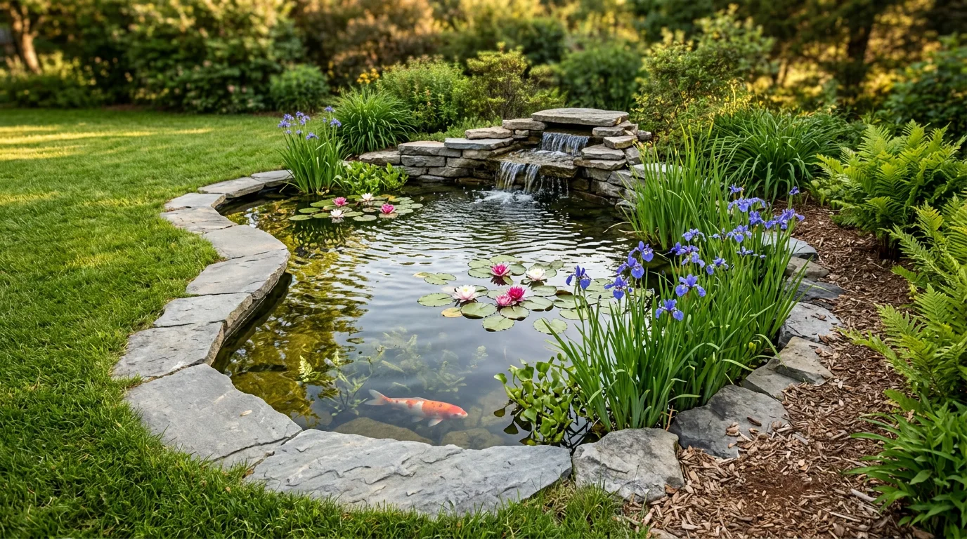 Garden Pond Ideas: 12 Designs by Size and Real Cost