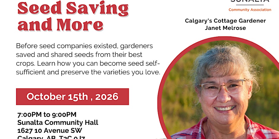Sunalta Gardening Series - Seed Saving and More
