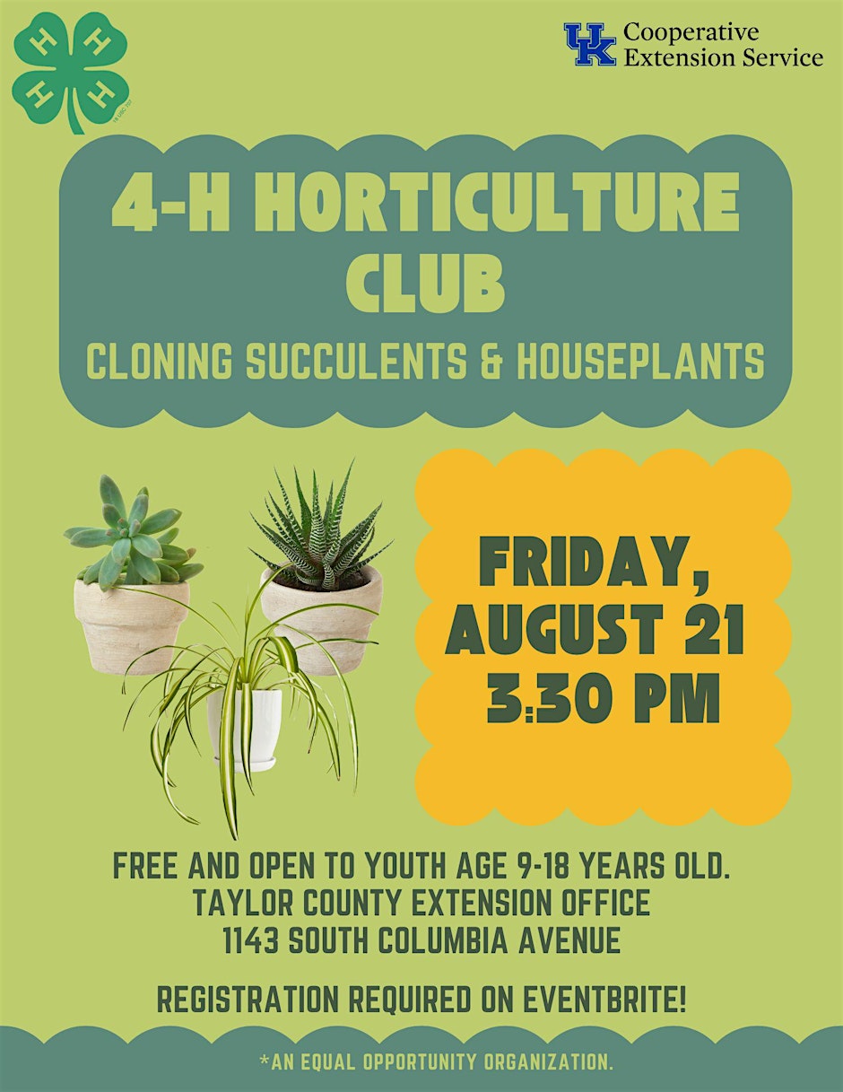 4-H Horticulture Club