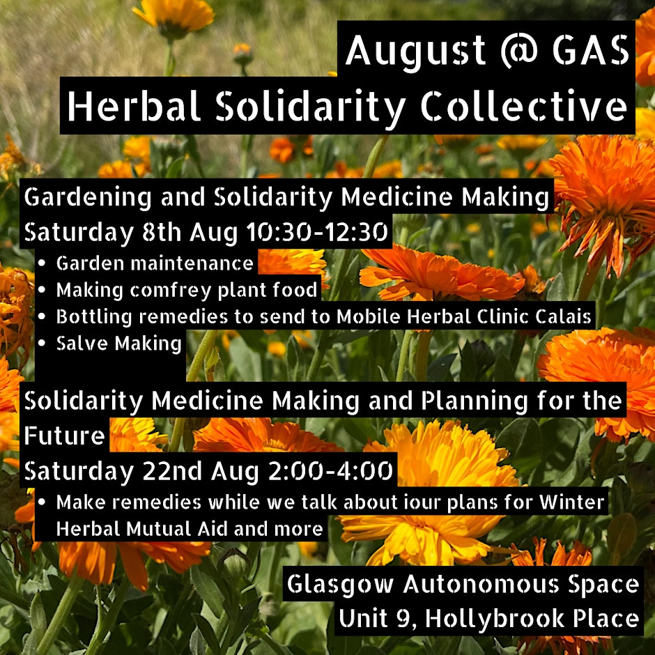 Herbal Solidarity Collective – Community Herbalism and Gardening Gatherings