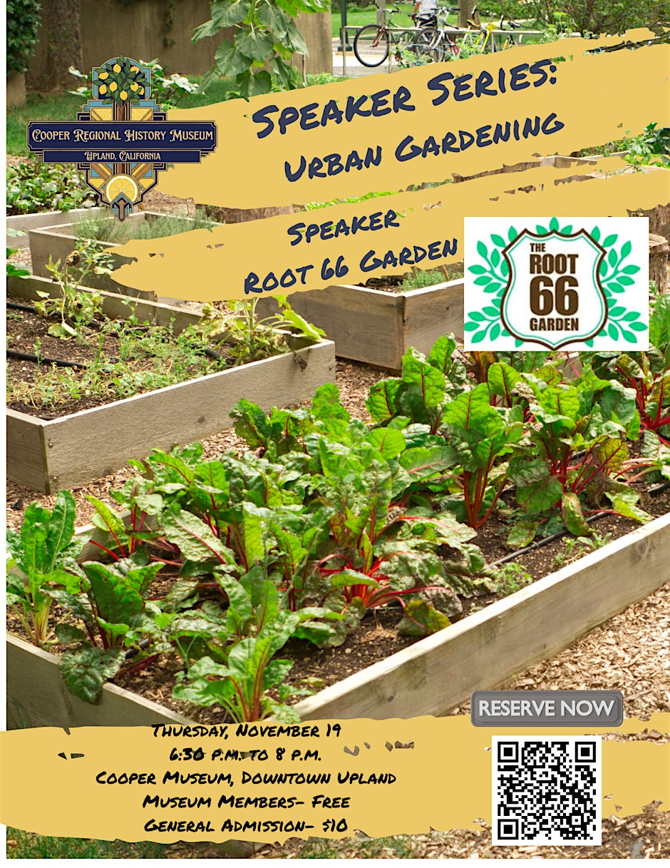 Cooper Museum Speaker Series: Urban Gardening