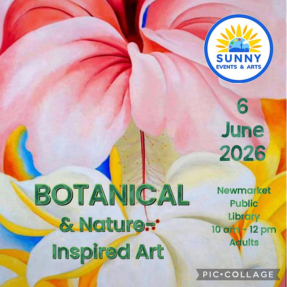 BOTANICAL & Nature Inspired Art - Art Workshop for Adults