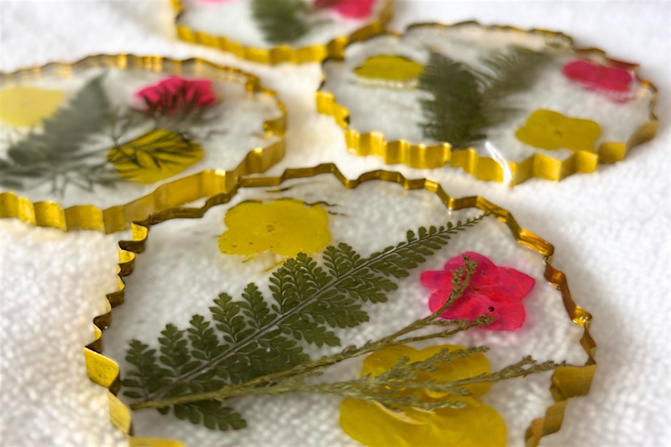 Botanical Resin Coaster Workshop