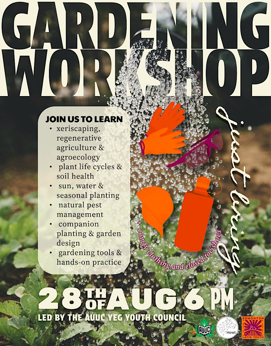 Gardening Workshop with Latin Youth YEG and AUUC NEW DATE