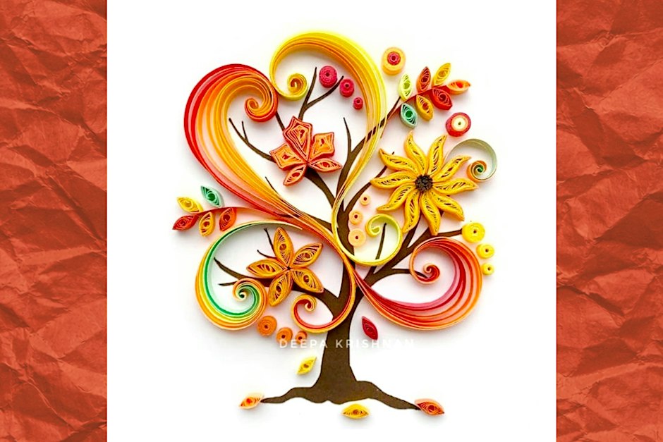 Paper Quilling: Fall Tree Workshop