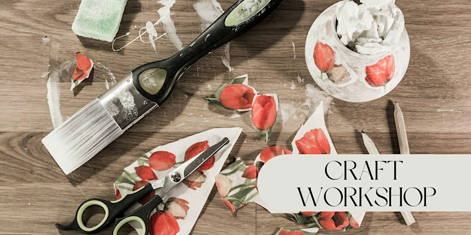 The Little Decoupage Flower Pot Workshop