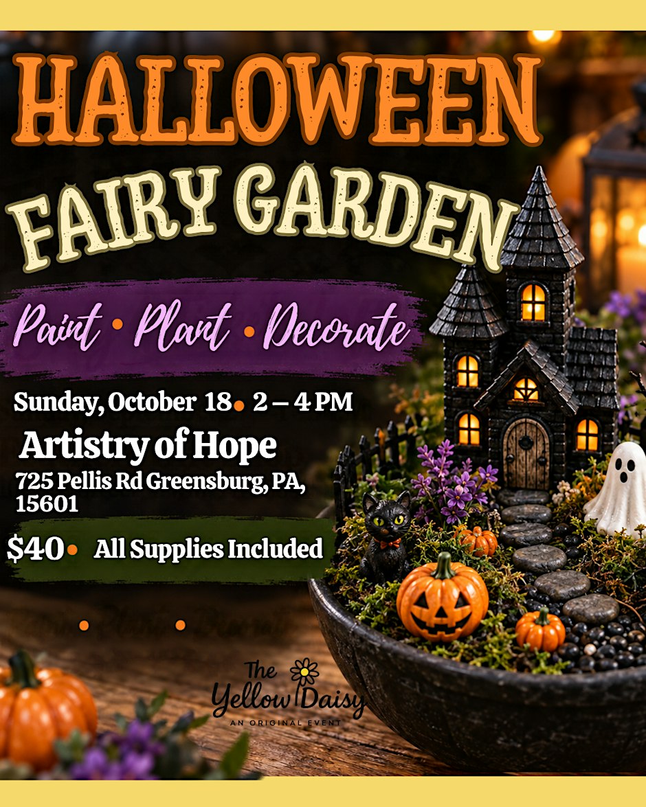 Halloween Fairy garden