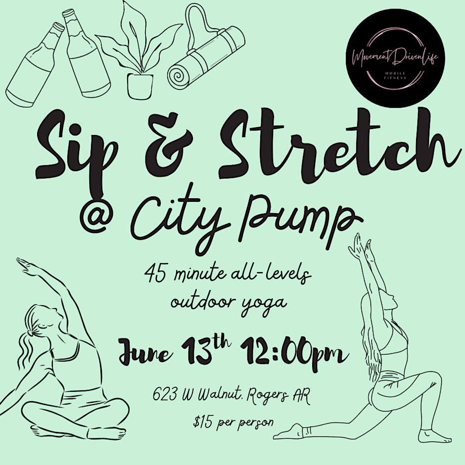 Sip & Stretch at Botanical City Pump