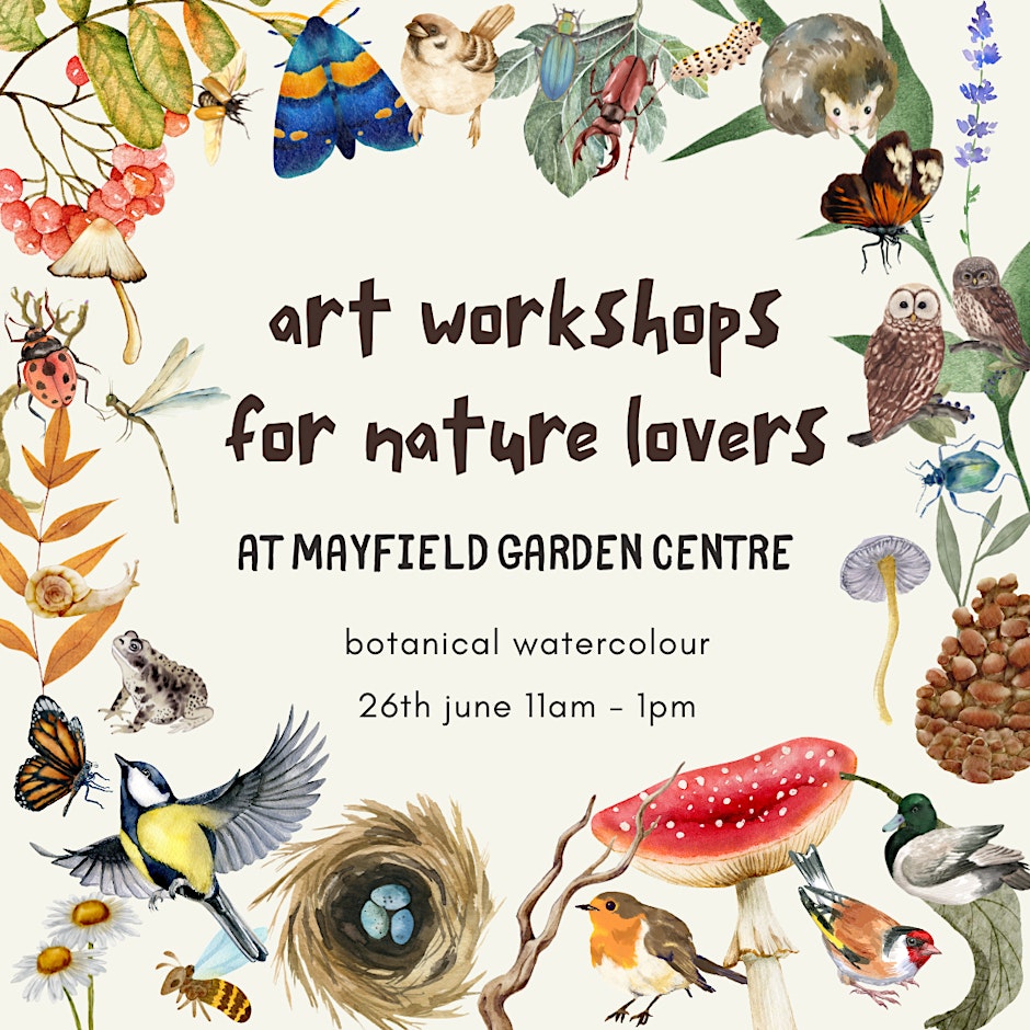 Art Workshops for Nature Lovers: Botanical Watercolour