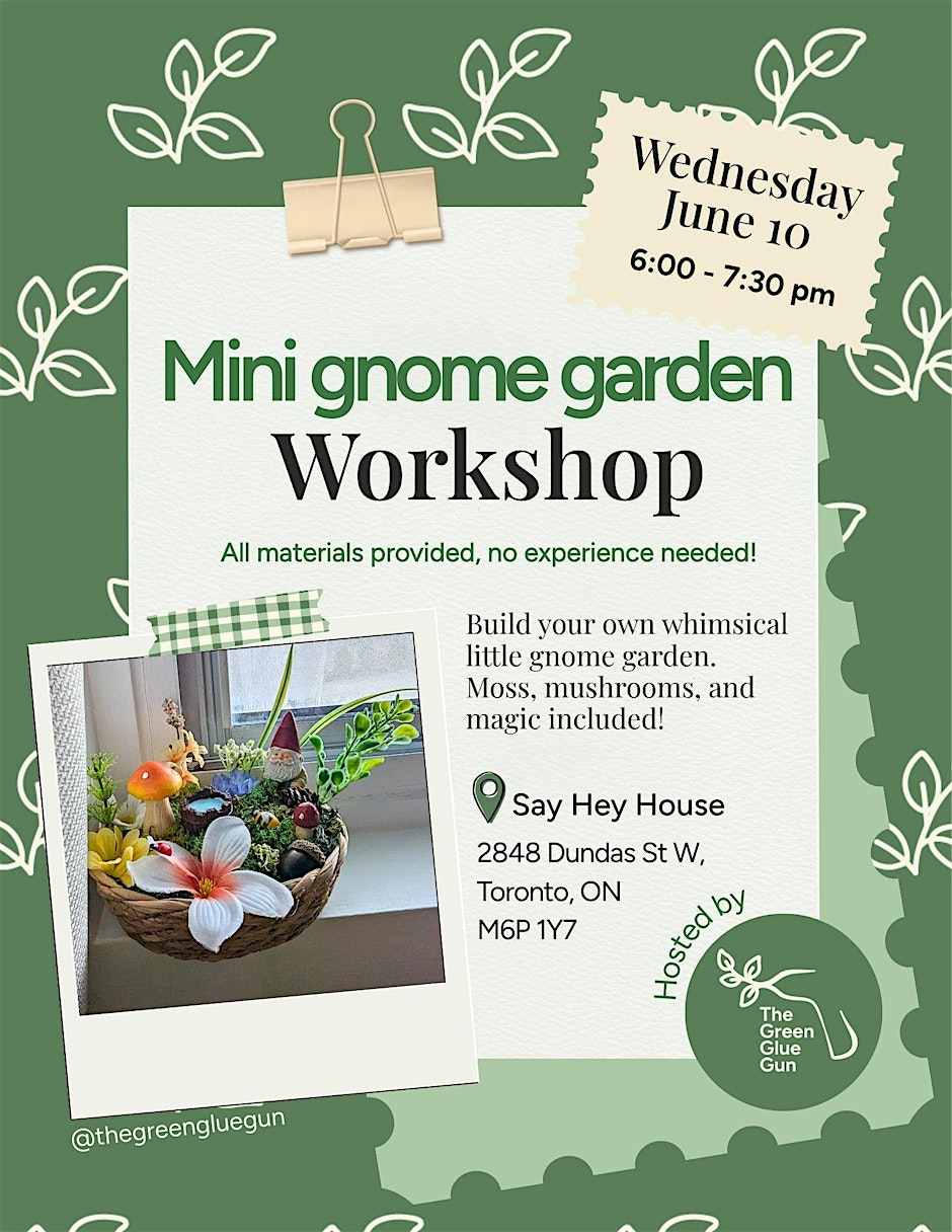 Mini Gnome Garden Workshop