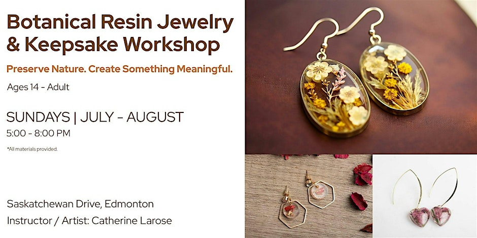 Botanical Resin Jewelry & Keepsake Workshop