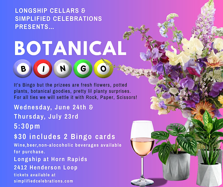 July Botanical BINGO