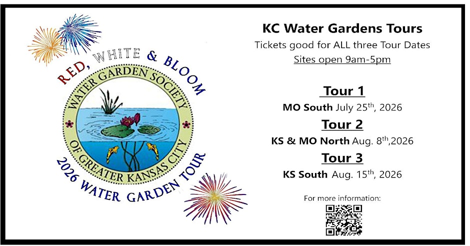 KC Water Gardens Tour 2026