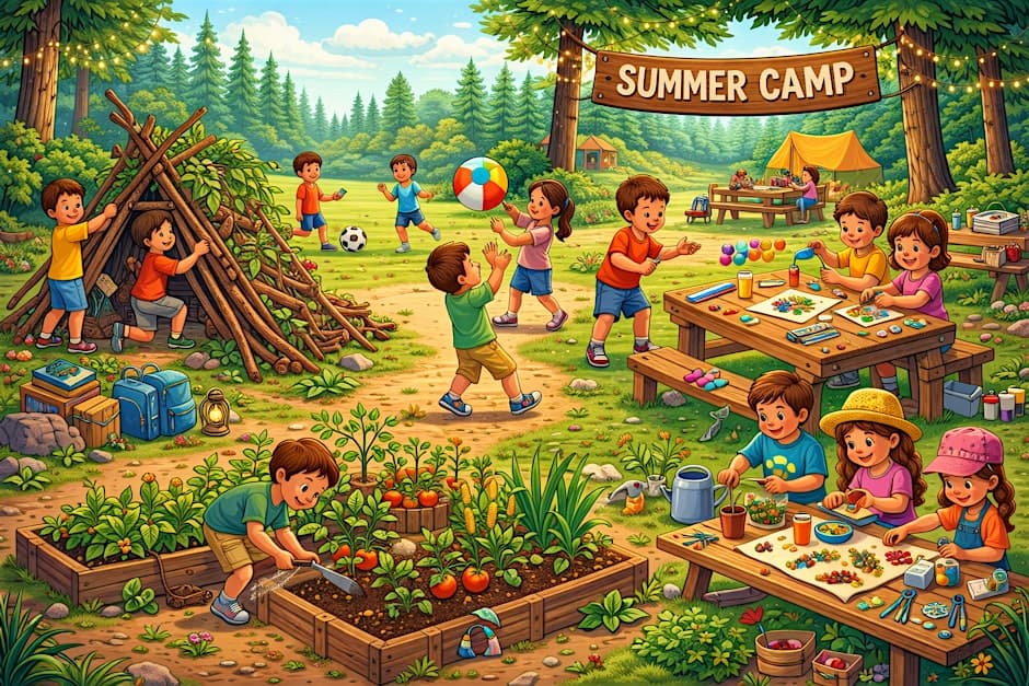 Summer fun gardening and outdoor camp week 4