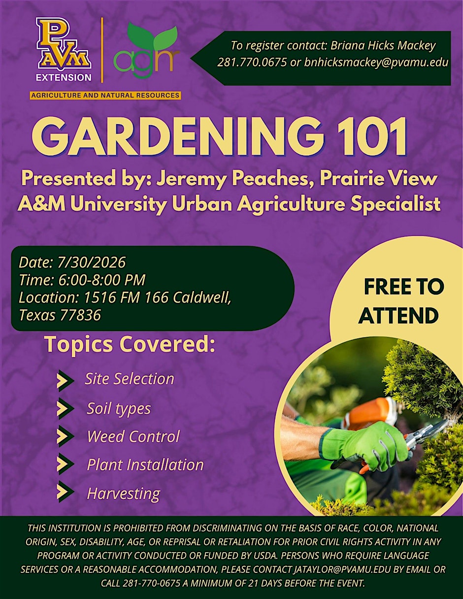 Gardening 101
