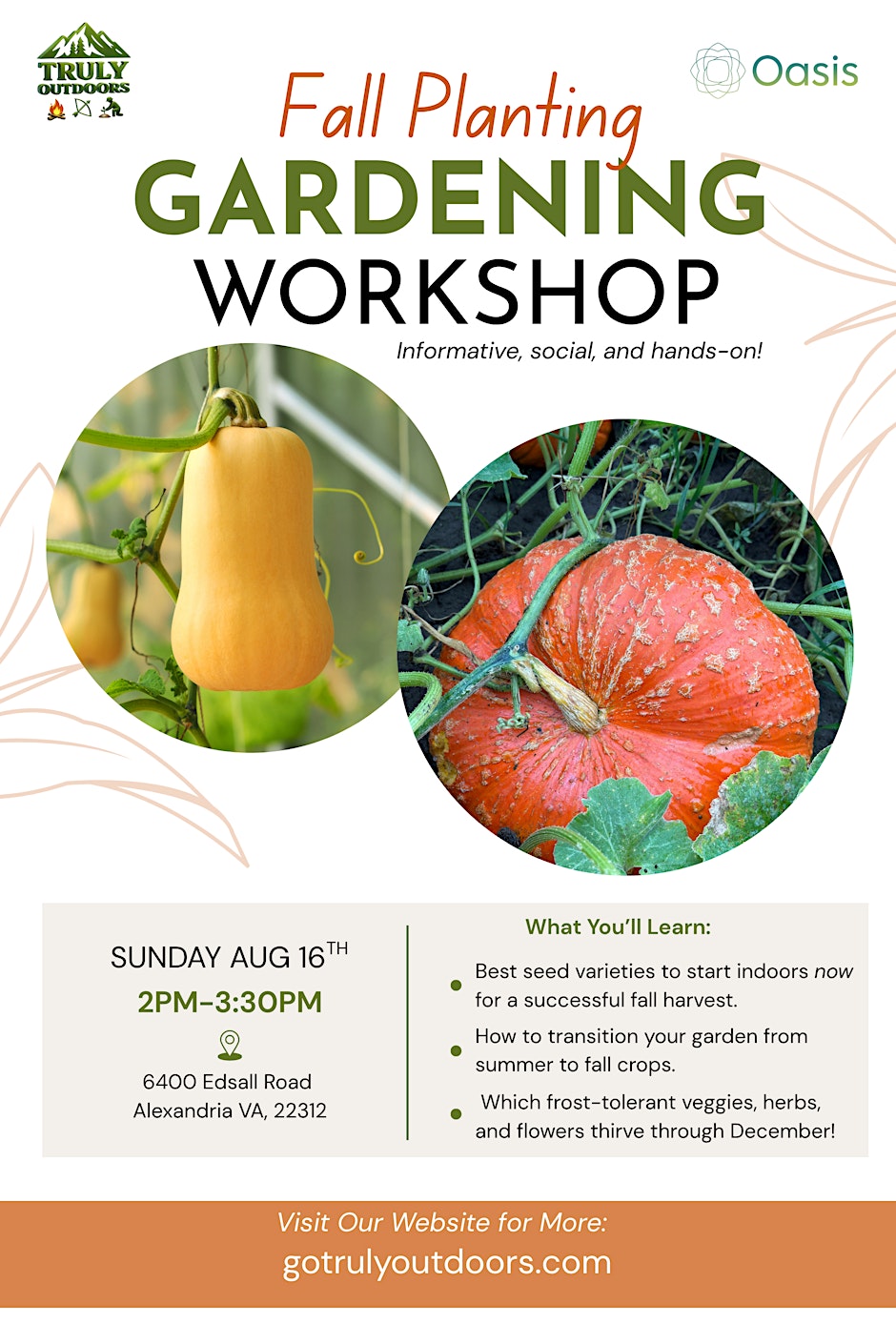 Gardening Workshop: Fall Planting