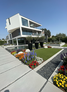 AI Landscaping design for New Years Celebration