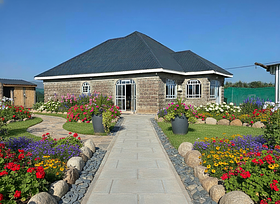 Remove all paths and walkways from the garden. Replace them with flowers or features that match t...