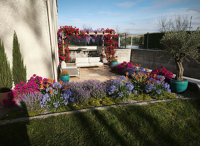 Mediterranean Garden Design - User Generated 3